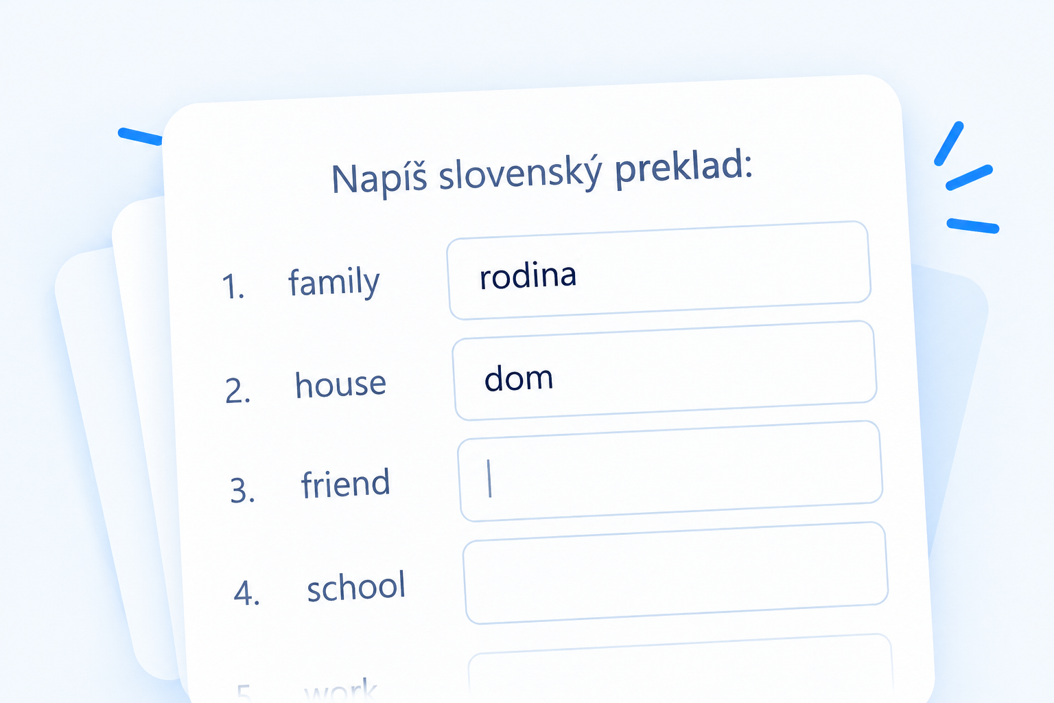 Ukážka písomného testu